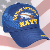 Native Veteran Navy Cap